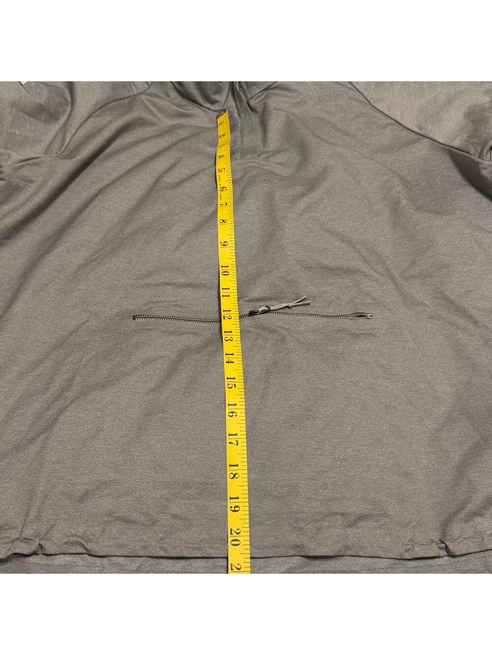 REI Co-op Gray Pullover Anorak Hoodie Size Large Good Used Condition - Picture 7 of 8